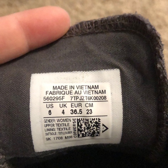 Textured pattern converse - Picture 6 of 7